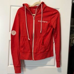 Pure Barre zip up Hoodie